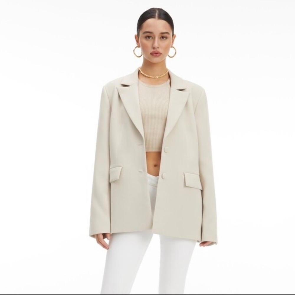 Oversized good American boyfriend blazer size 00/0